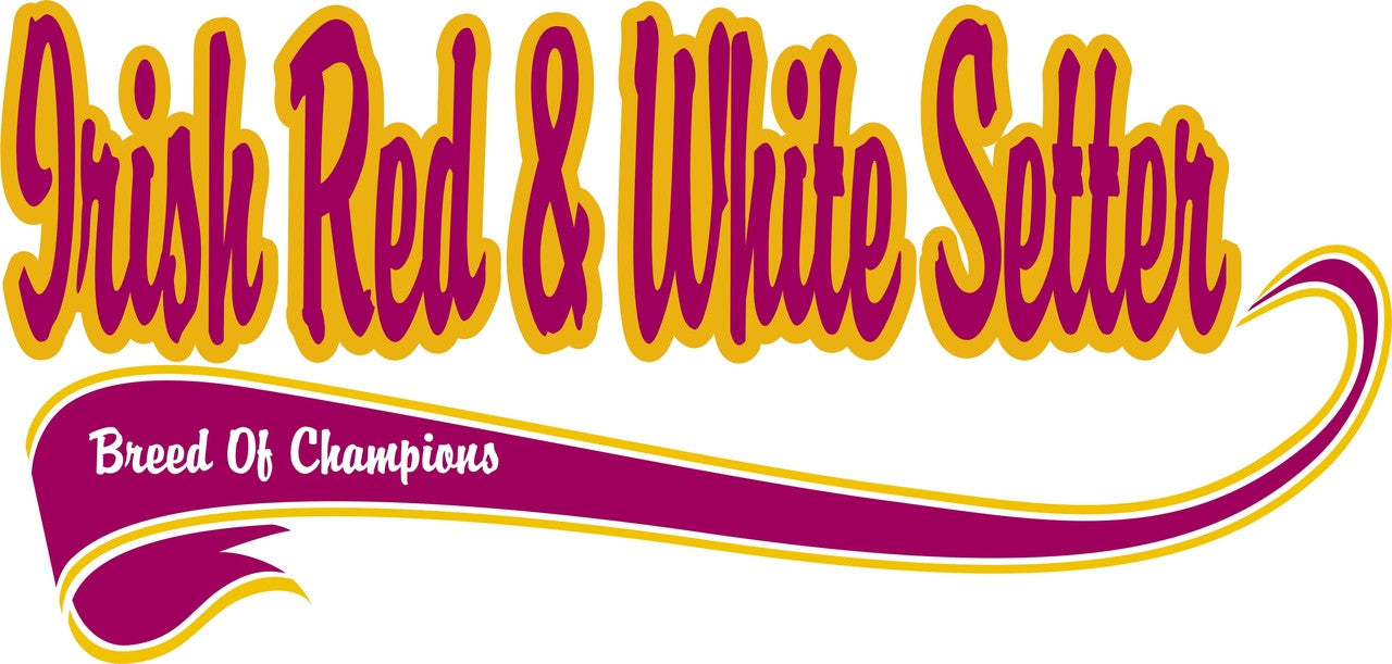 Purple Turtle Gifts - Breed of Champion Tee Shirt - Irish Red & White Setter