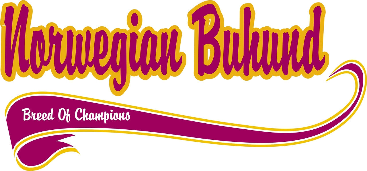 Purple Turtle Gifts - Breed of Champion Tee Shirt - Norwegian Buhund