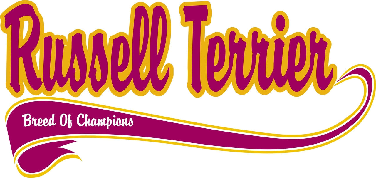 Purple Turtle Gifts - Breed of Champion Tee Shirt - Russell Terrier
