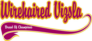 Purple Turtle Gifts - Breed of Champion Tee Shirt - Wirehaired Vizsla