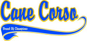 Purple Turtle Gifts - Breed of Champion (Blue) Tee Shirt - Cane Corso