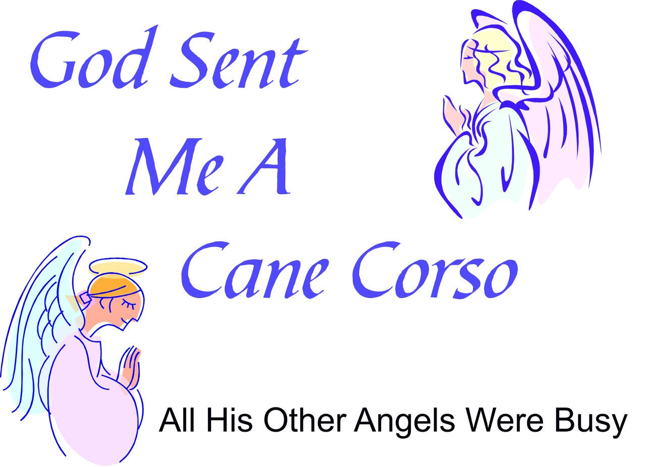Purple Turtle Gifts - God Sent Me a Cane Corso T-shirt