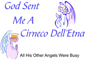 Purple Turtle Gifts - God Sent Me a Cirneco DellEtna T-shirt