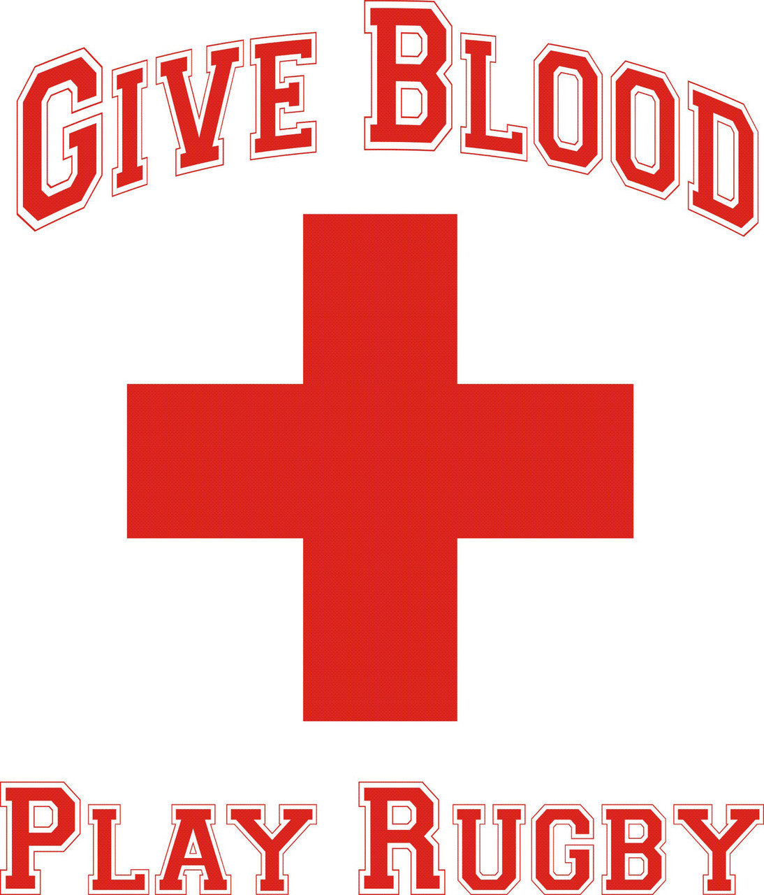 Apron -  Give Blood Play Rugby (100-0077-000)
