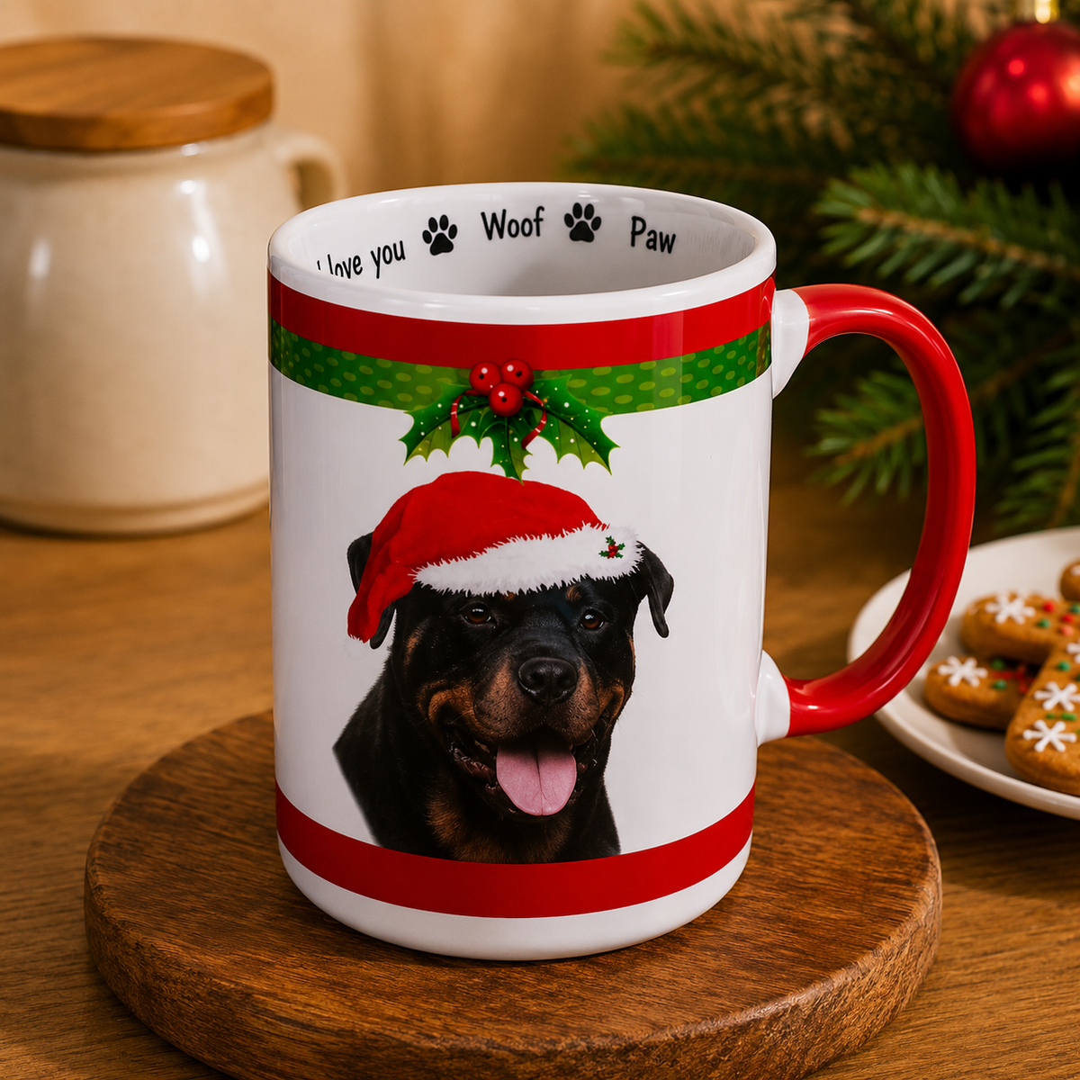 E&S Pets Rottweiler Christmas Mug