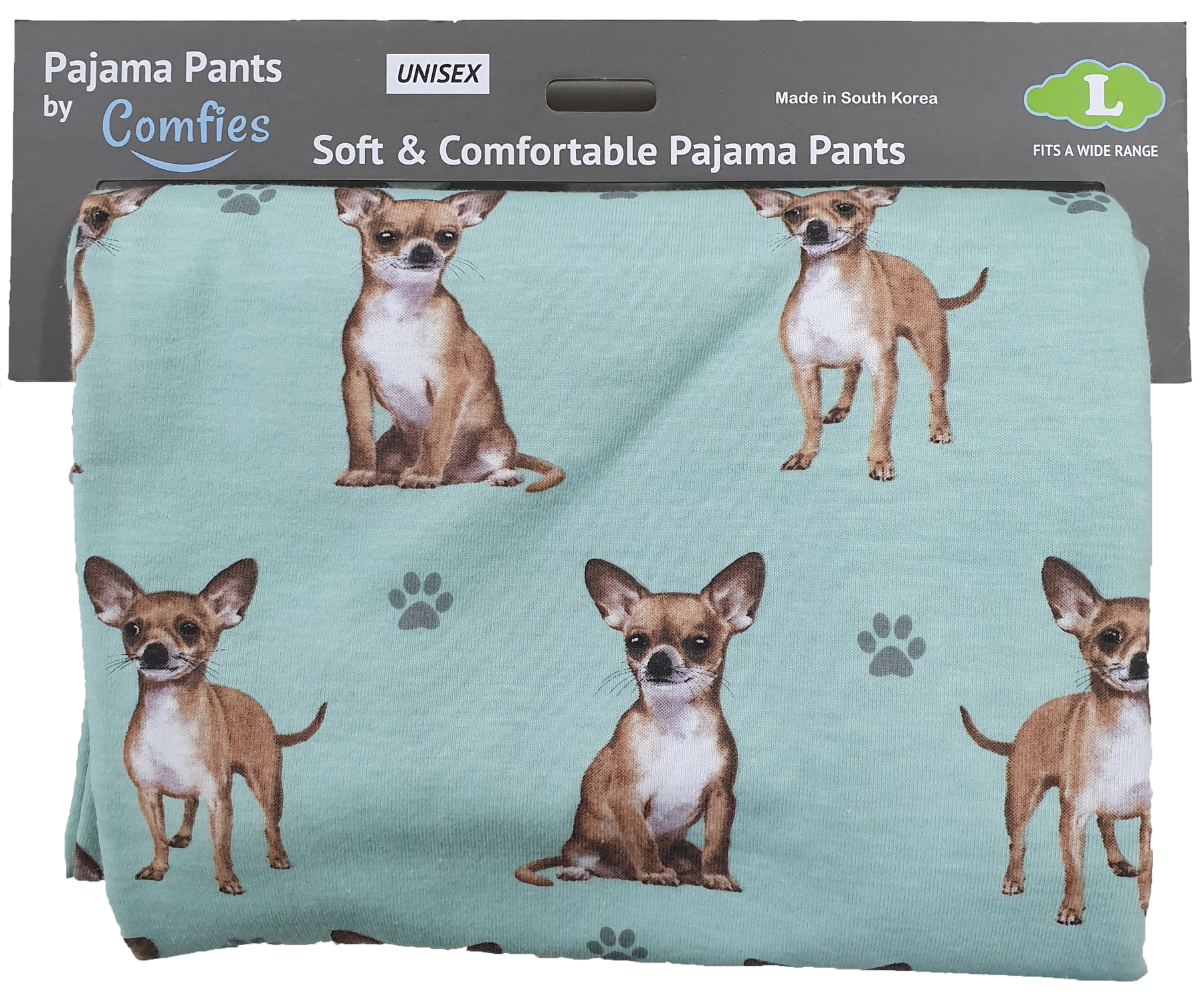 Comfies Unisex Pajama Bottoms - Chihuahua