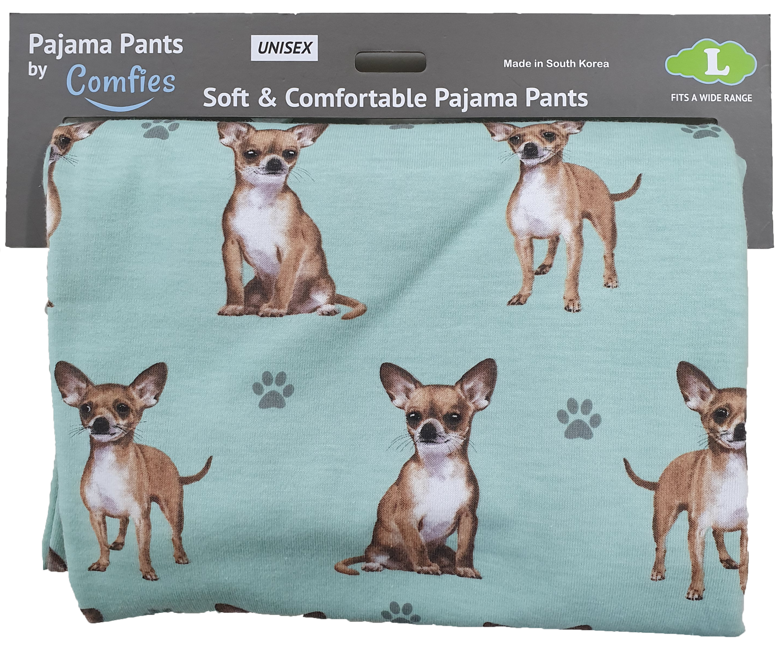 Comfies Unisex Pajama Bottoms - Chihuahua