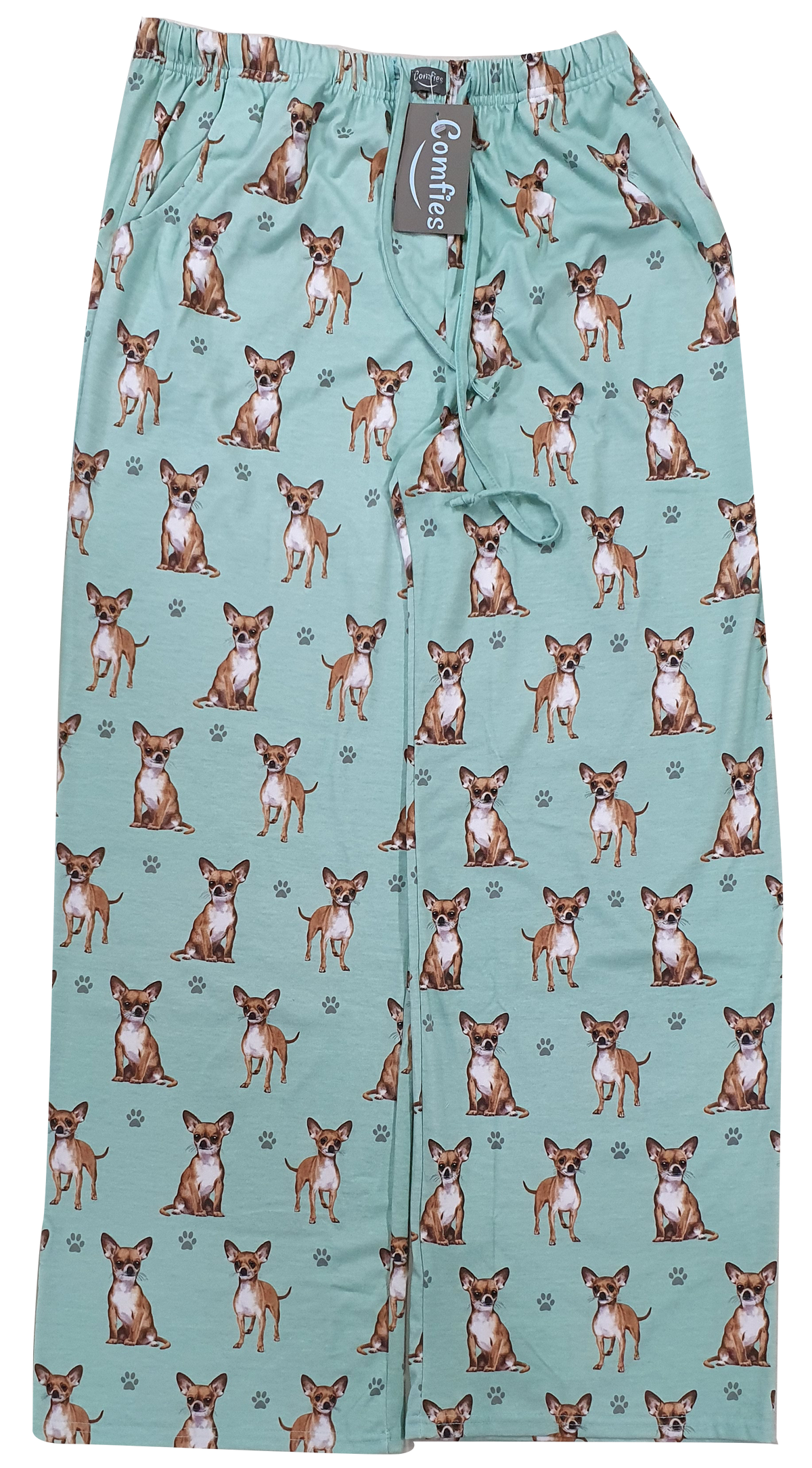 Comfies Unisex Pajama Bottoms - Chihuahua