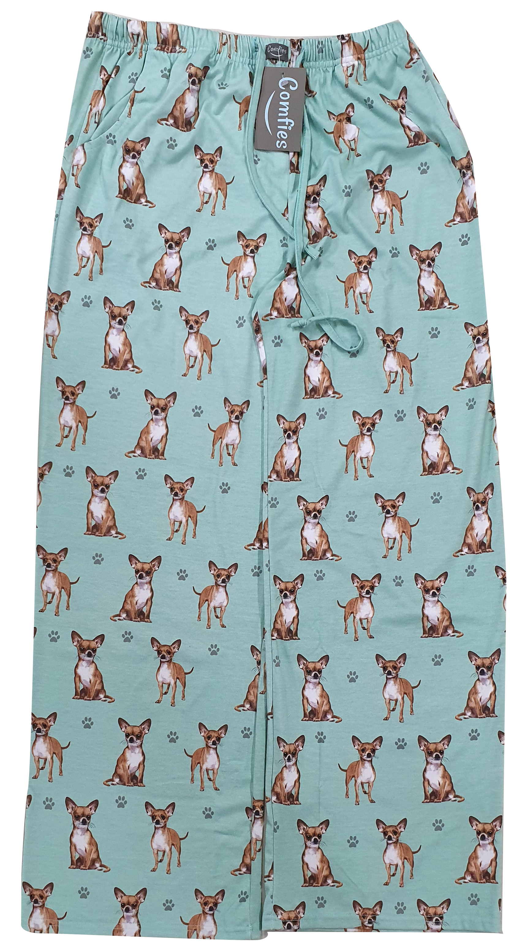 Comfies Unisex Pajama Bottoms - Chihuahua