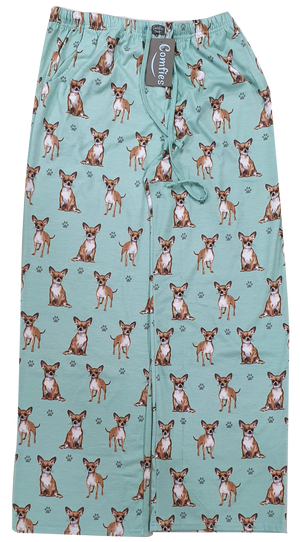 Comfies Unisex Pajama Bottoms - Chihuahua