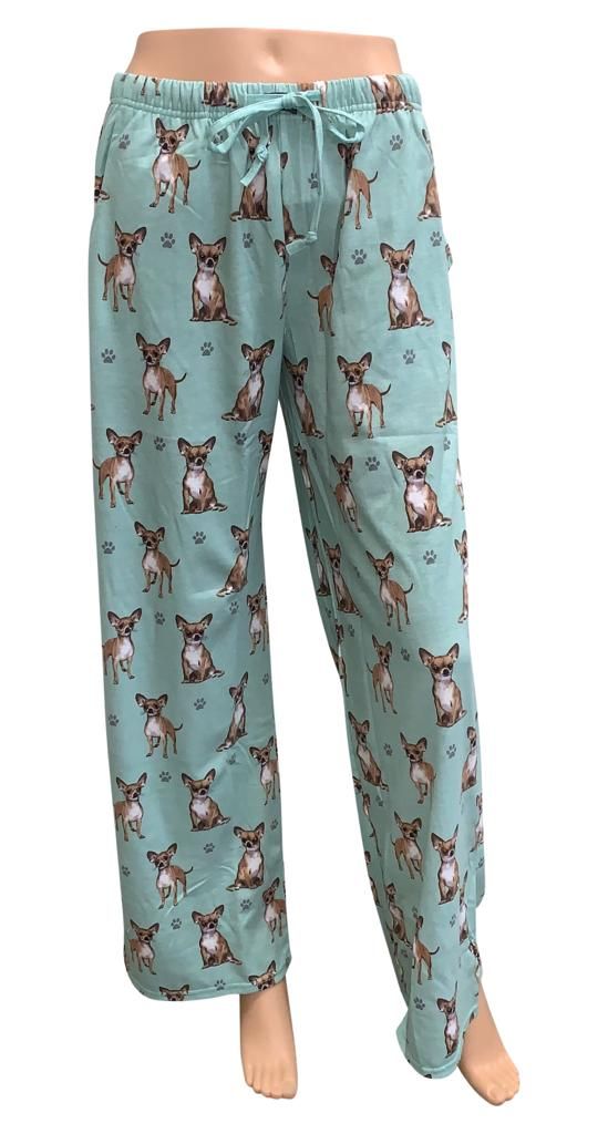 Comfies Unisex Pajama Bottoms - Chihuahua
