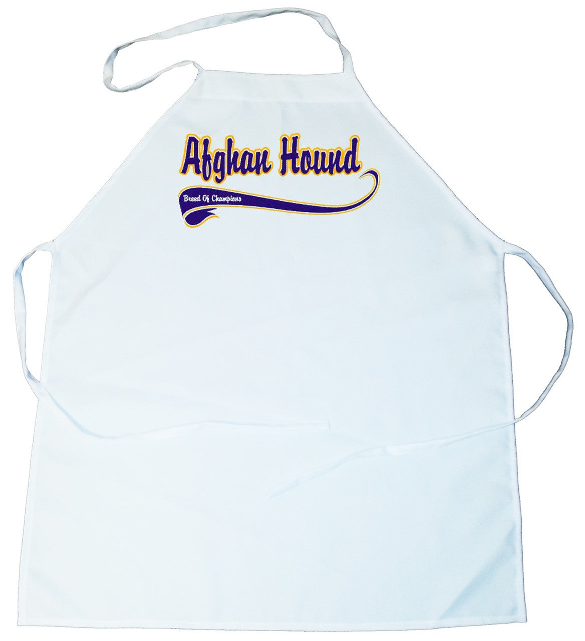 Breed of Champion (Blue) Apron - Afghan Hound (100-0002-102)