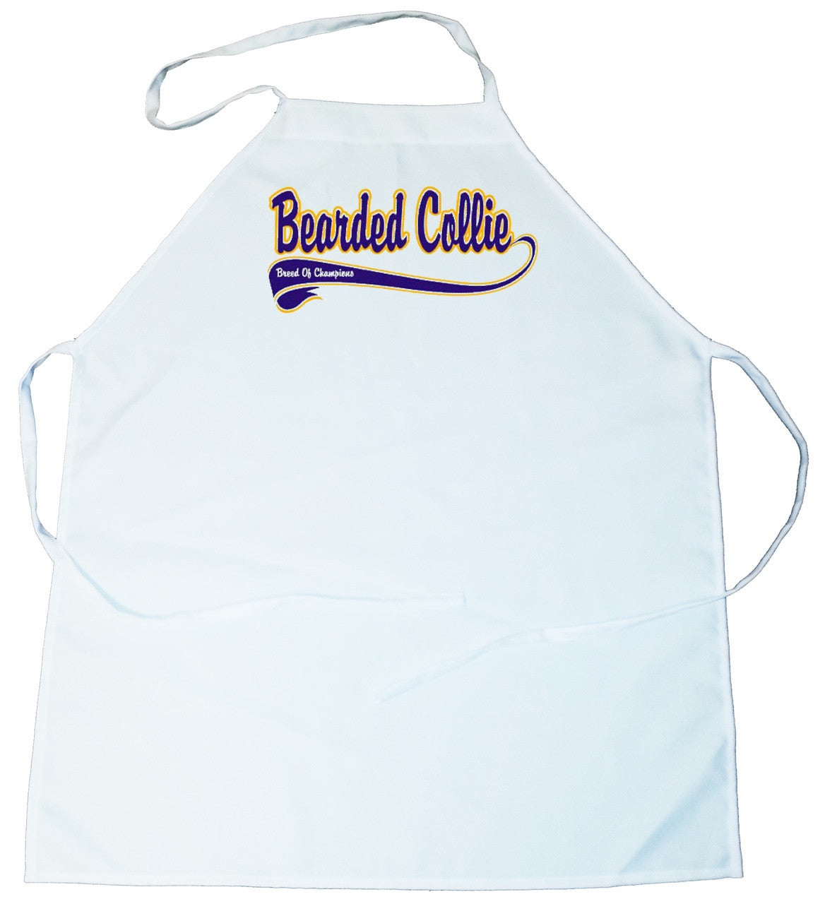 Breed of Champion (Blue) Apron - Bearded Collie (100-0002-132)