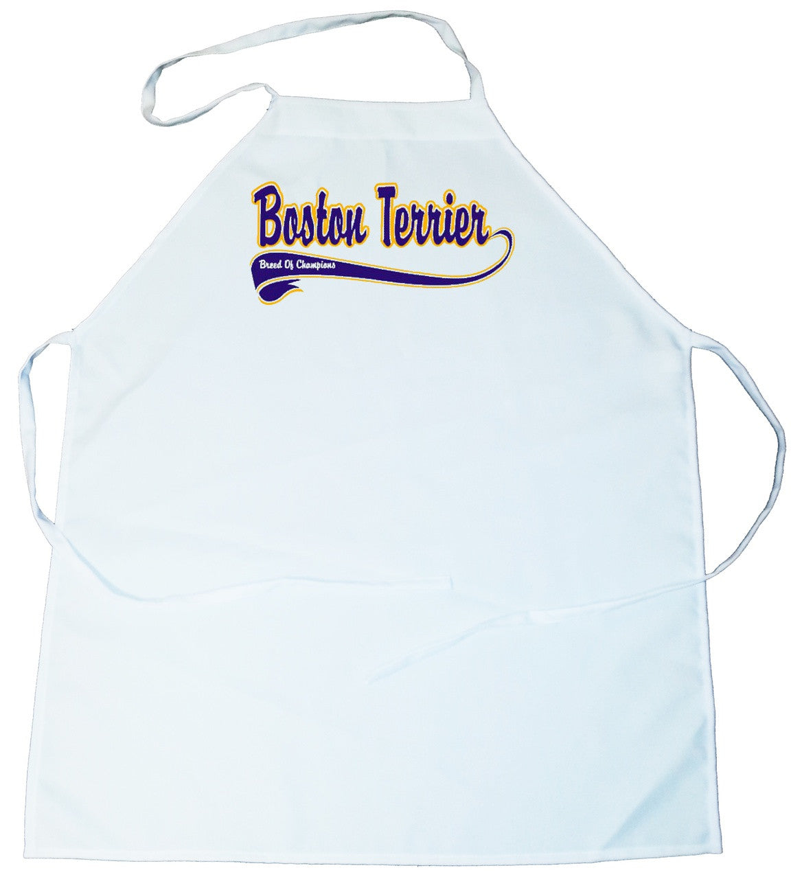 Breed of Champion (Blue) Apron - Boston Terrier (100-0002-160)