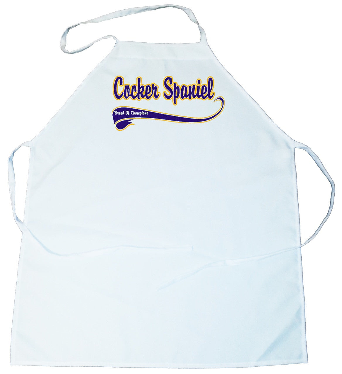 Breed of Champion (Blue) Apron - Cocker Spaniel (100-0002-198)