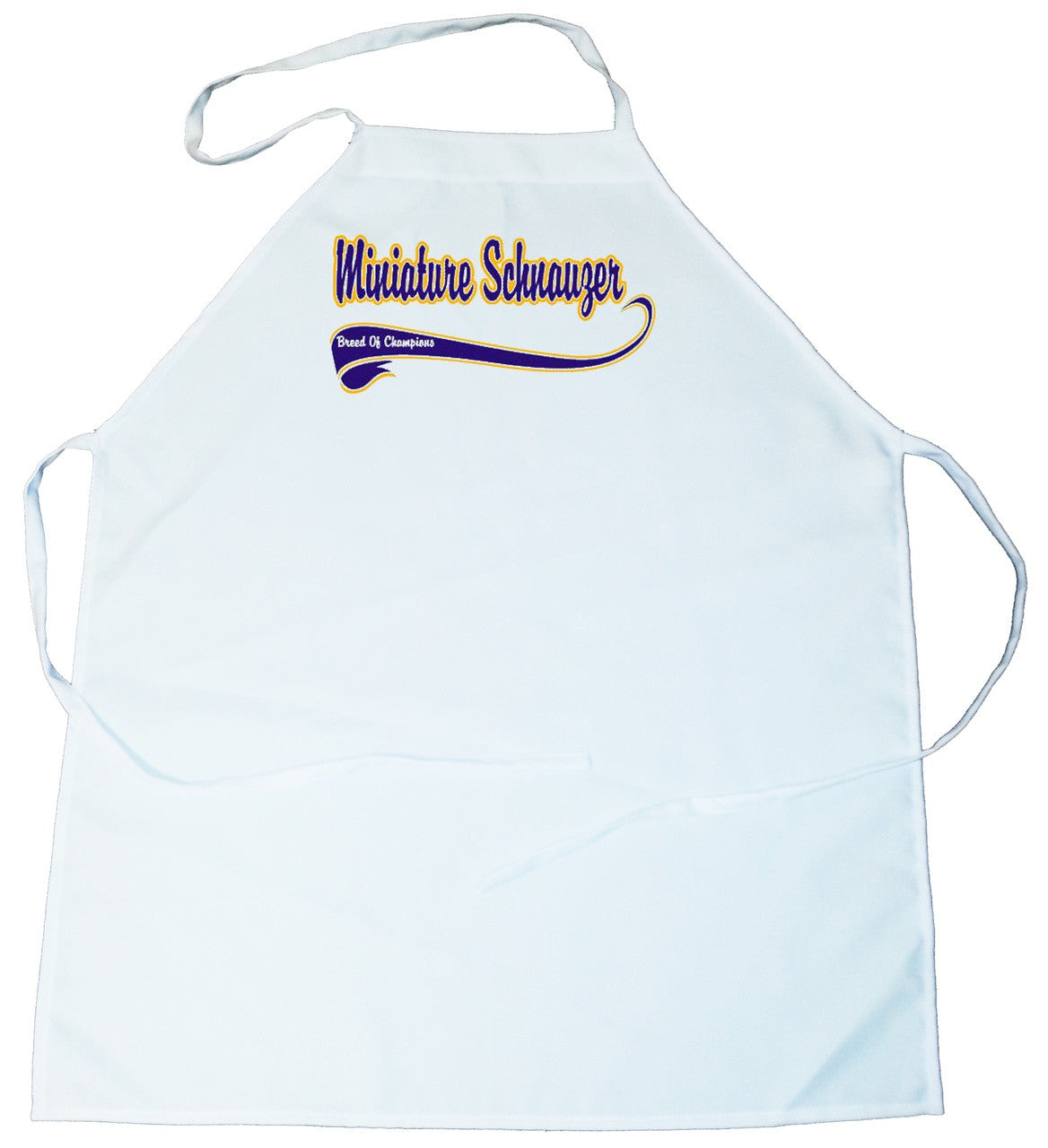 Breed of Champion (Blue) Apron - Miniature Schnauzer (100-0002-302)