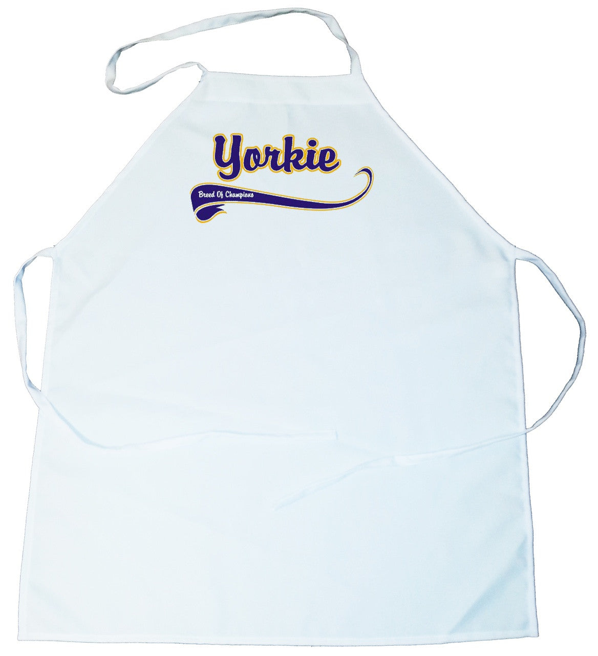 Breed of Champion (Blue) Apron - Yorkie (100-0002-416A)