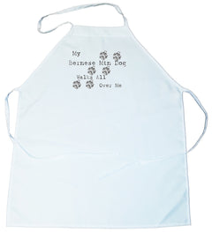 My Bernese Mtn Dog Walks All Over Me Apron (100-0004-144)