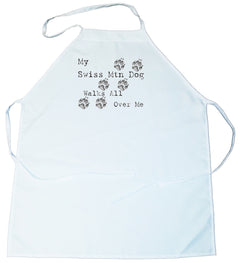 My Swiss Mtn Dog Walks All Over Me Apron (100-0004-252)