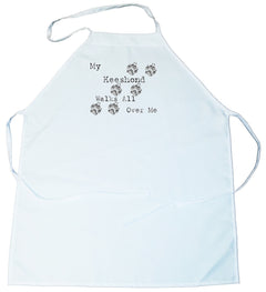My Keeshond Walks All Over Me Apron (100-0004-276)