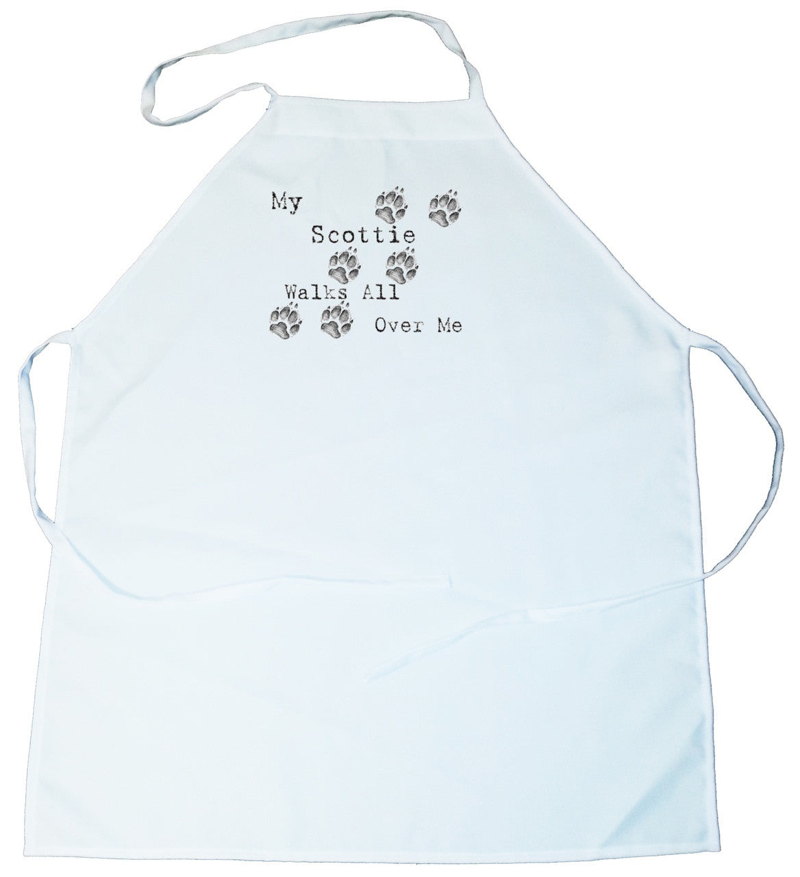 My Scottie Walks All Over Me Apron (100-0004-364A)