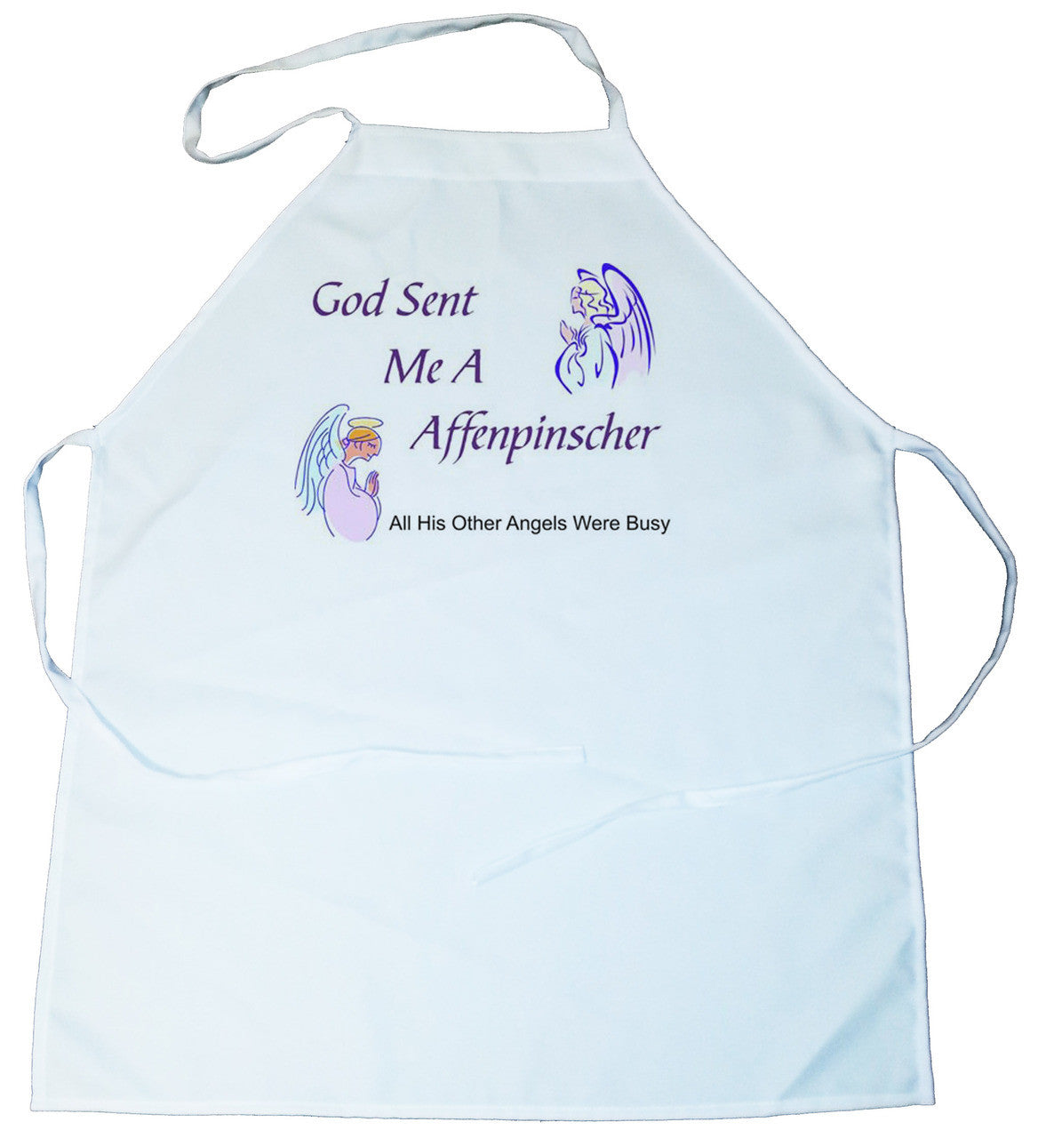 God Sent Me a Affenpinscher Apron (100-0005-100)