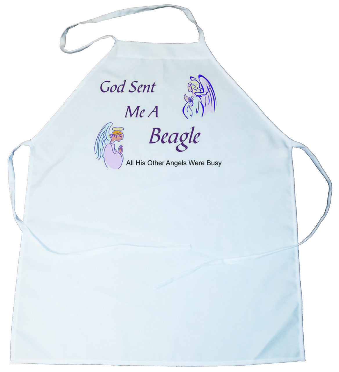 God Sent Me a Beagle Apron (100-0005-130)