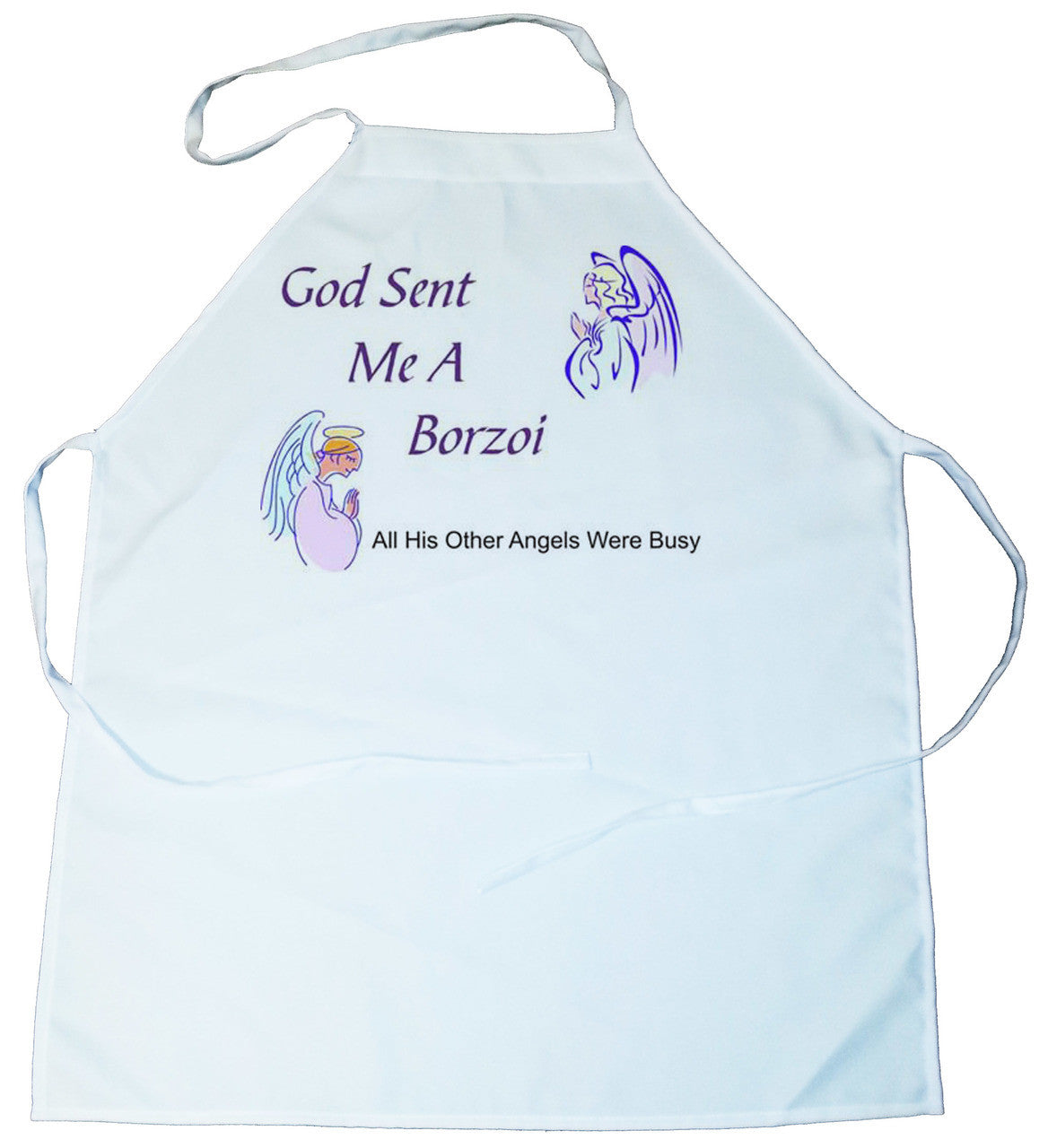 God Sent Me a Borzoi Apron (100-0005-158)