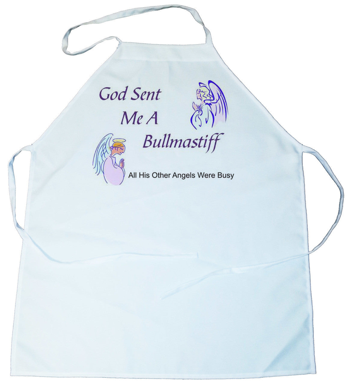 God Sent Me a Bullmastiff Apron (100-0005-176)
