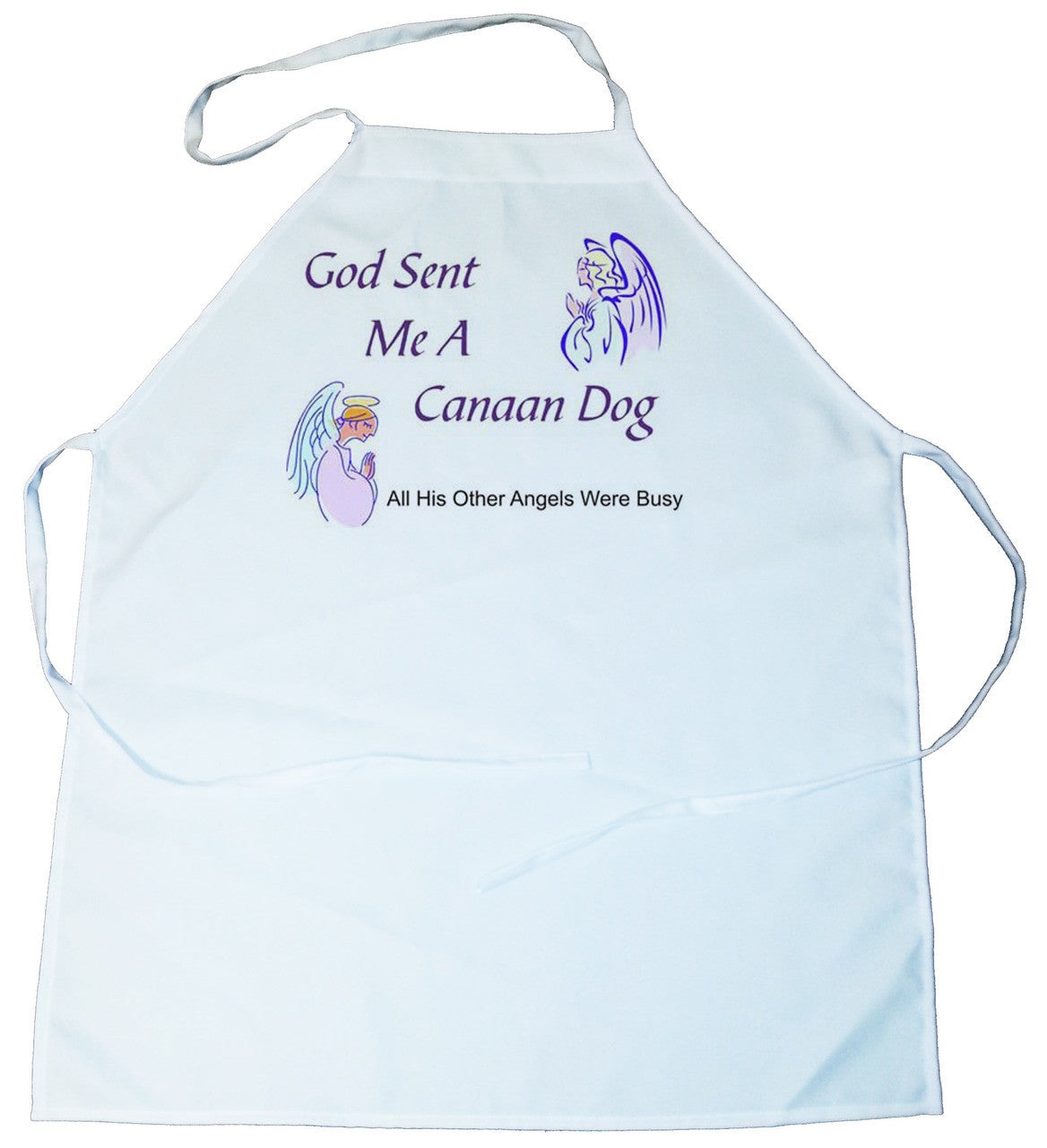 God Sent Me a Canaan Dog Apron (100-0005-180)