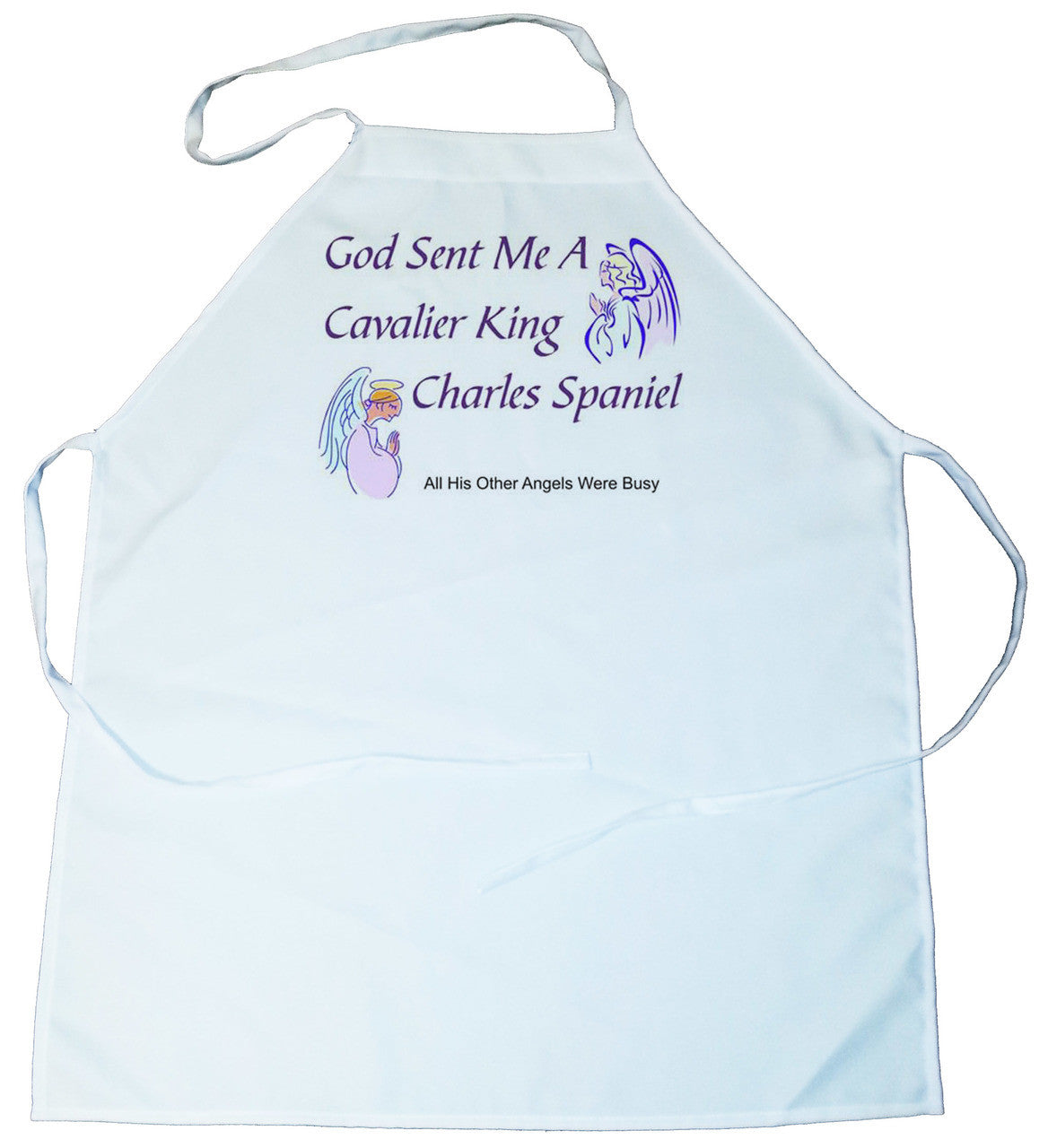 God Sent Me a Cavalier King Charles Spaniel Apron (100-0005-184)