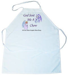 God Sent Me a Chow Chow Apron (100-0005-194)