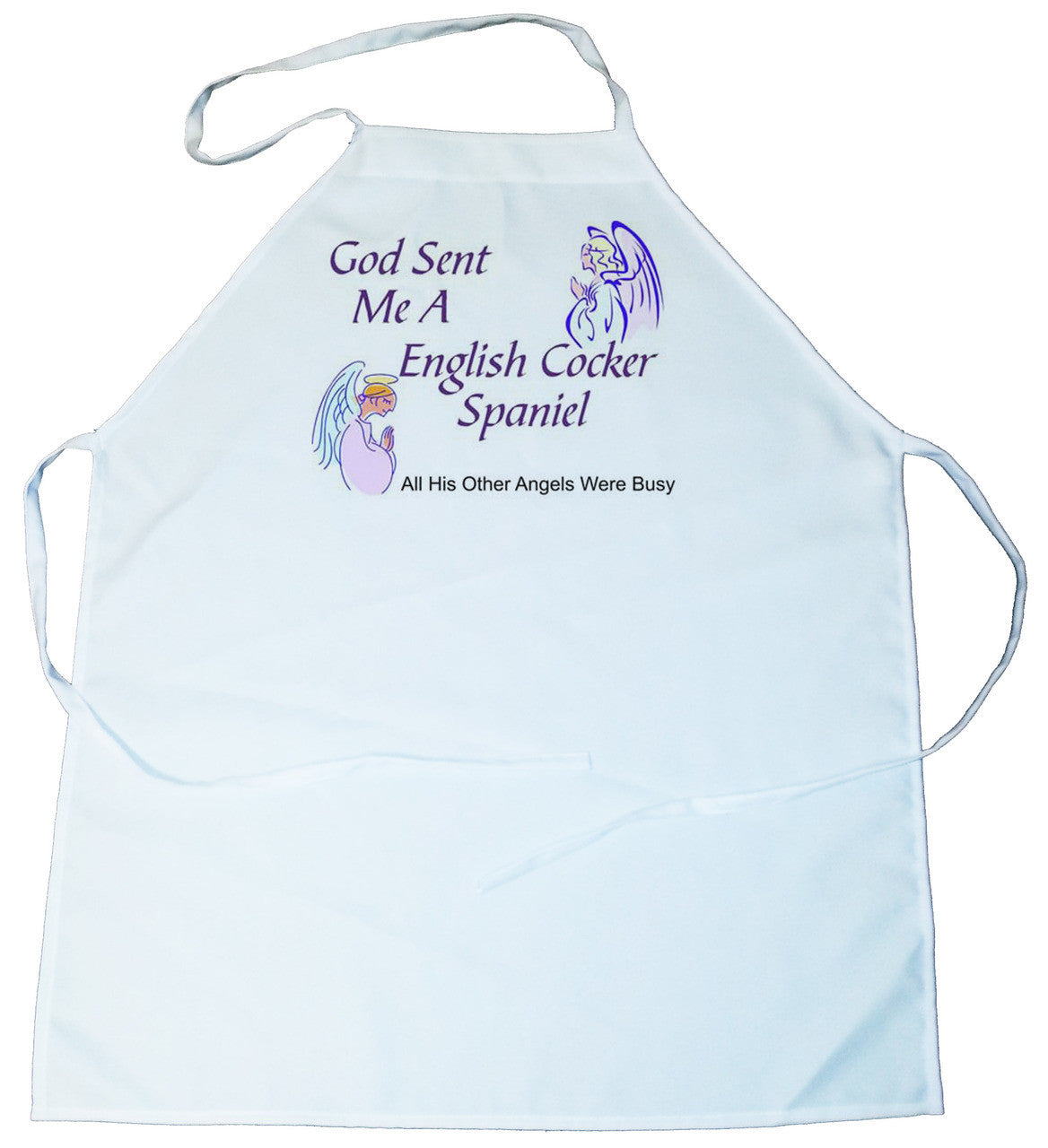 God Sent Me a English Cocker Spaniel Apron (100-0005-214)