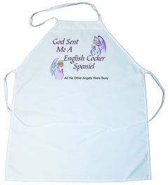 God Sent Me a English Cocker Spaniel Apron (100-0005-214)