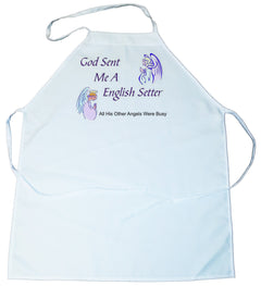 God Sent Me a English Setter Apron (100-0005-218)