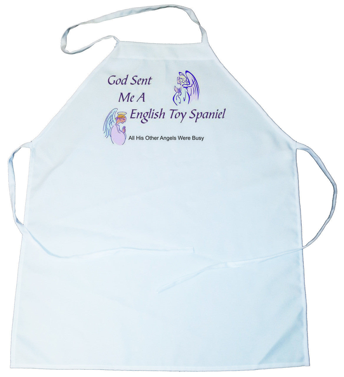 God Sent Me a English Toy Spaniel Apron (100-0005-222)