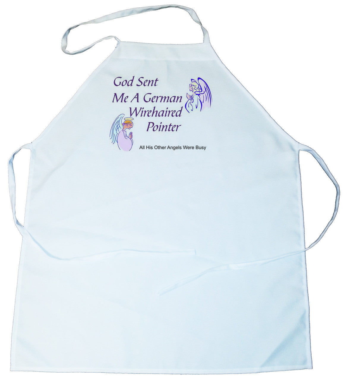God Sent Me a German Wirehaired Pointer Apron (100-0005-238)
