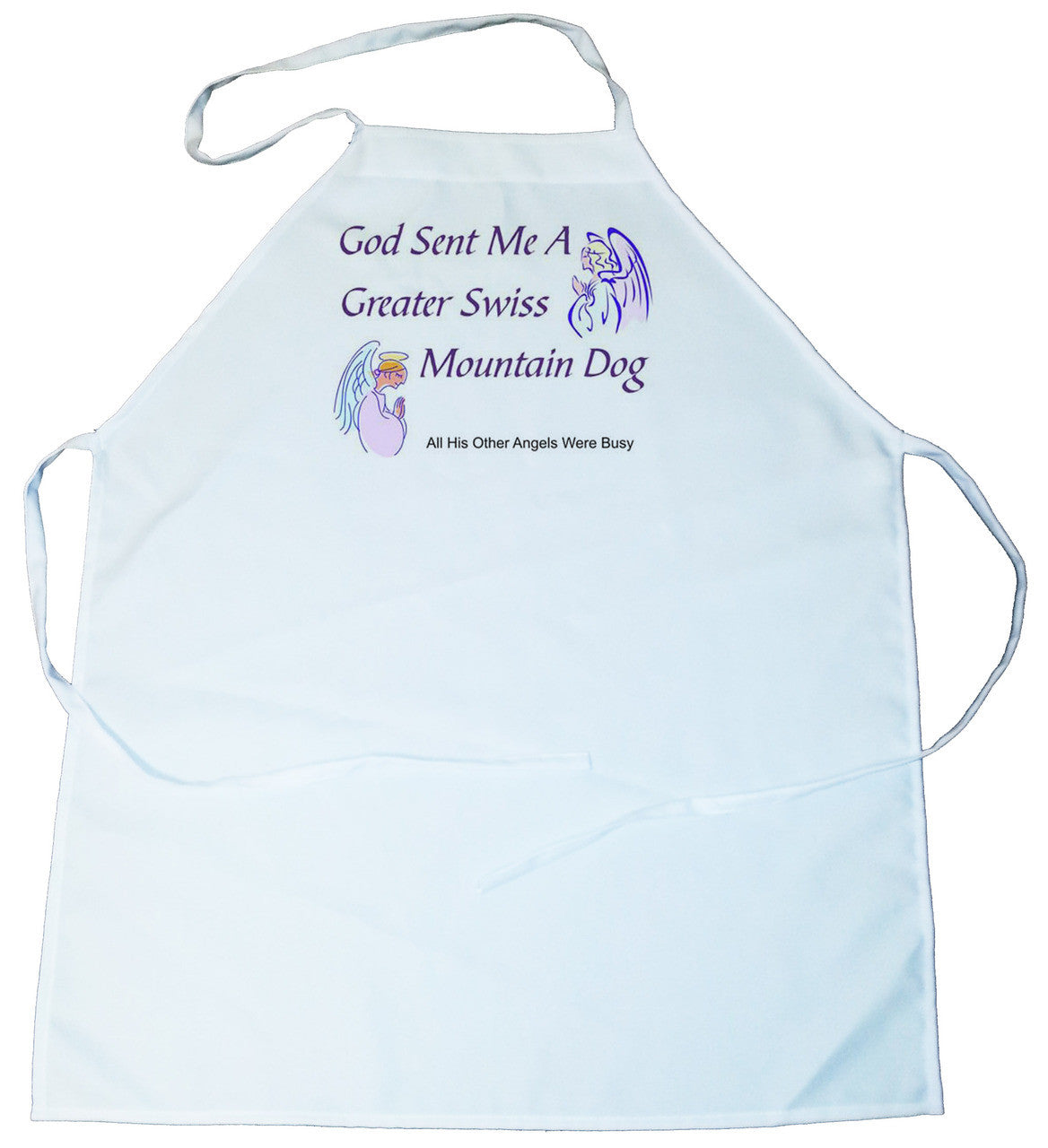 God Sent Me a Greater Swiss Mountain Dog Apron (100-0005-252)