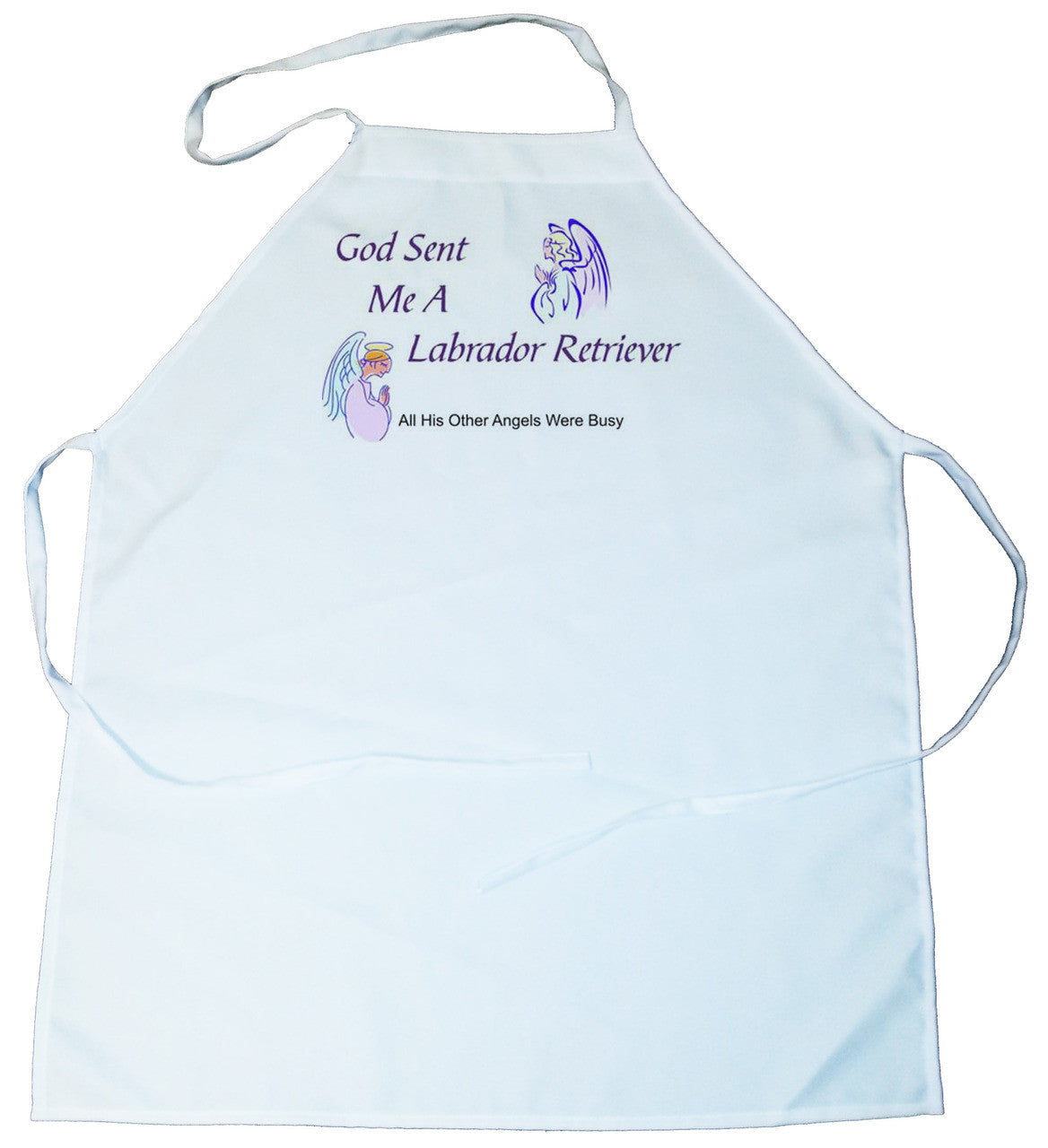 God Sent Me a Labrador Retriever Apron (100-0005-284)