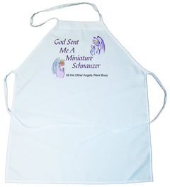 God Sent Me a Miniature Schnauzer Apron (100-0005-302)