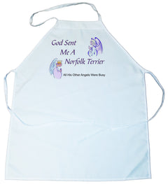 God Sent Me a Norfolk Terrier Apron (100-0005-308)