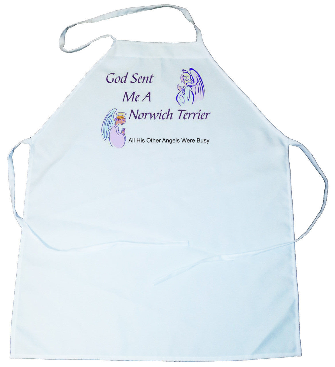 God Sent Me a Norwich Terrier Apron (100-0005-312)