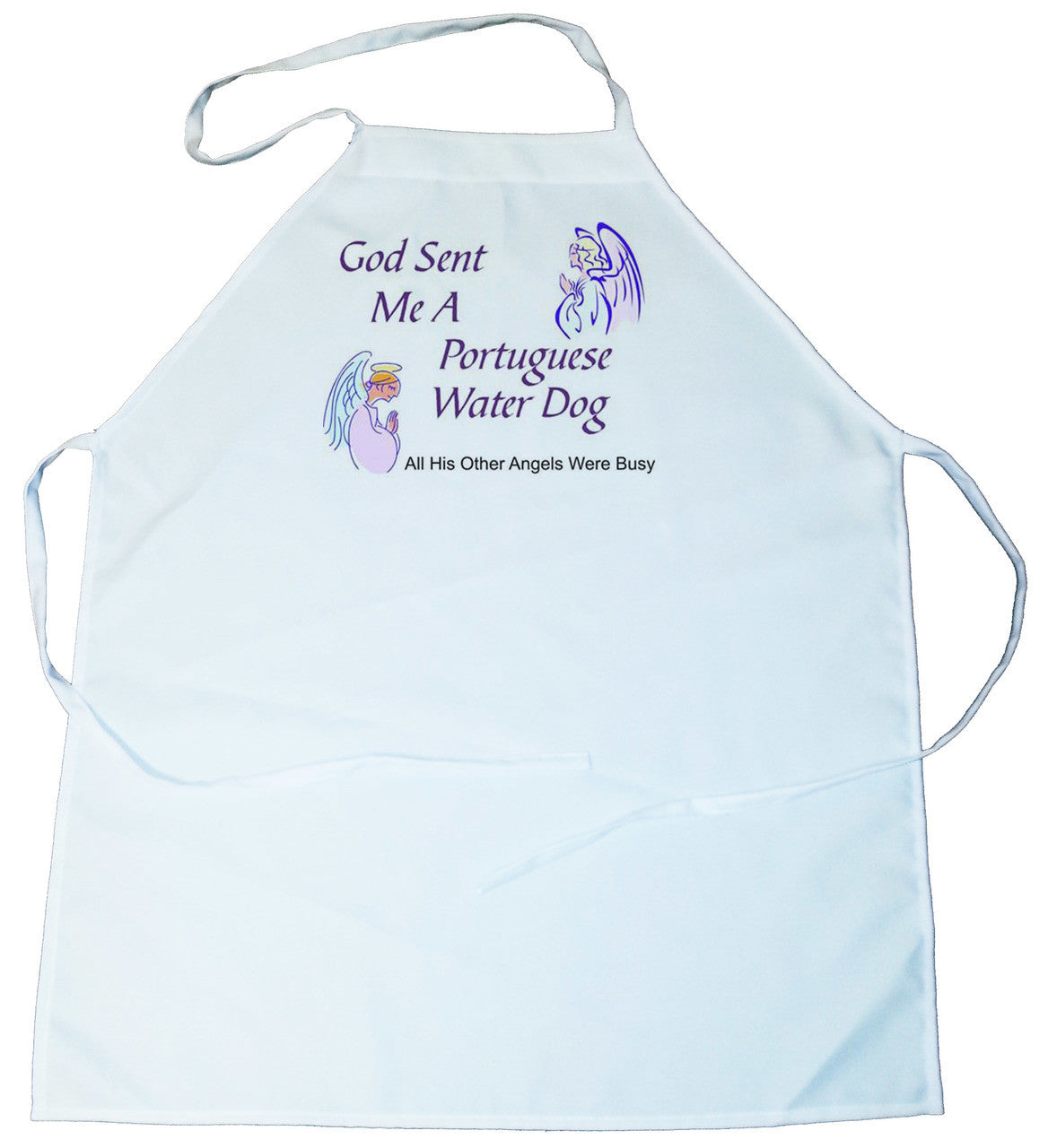 God Sent Me a Portuguese Water Dog Apron (100-0005-342)