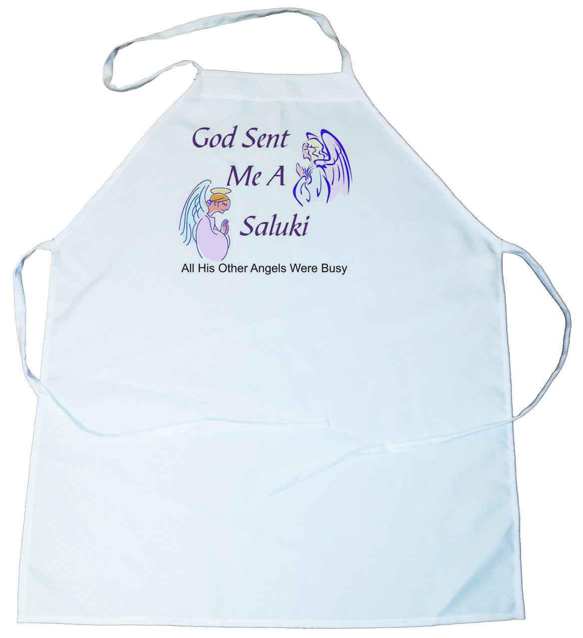 God Sent Me a Saluki Apron (100-0005-356)