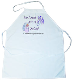 God Sent Me a Saluki Apron (100-0005-356)