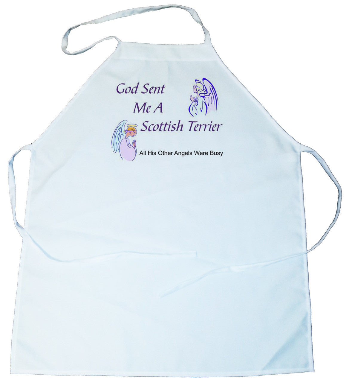 God Sent Me a Scottish Terrier Apron (100-0005-364)