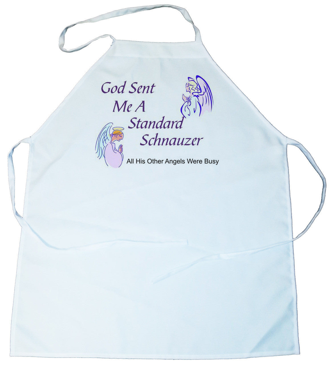God Sent Me a Standard Schnauzer Apron (100-0005-388)