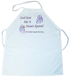 God Sent Me a Sussex Spaniel Apron (100-0005-390)