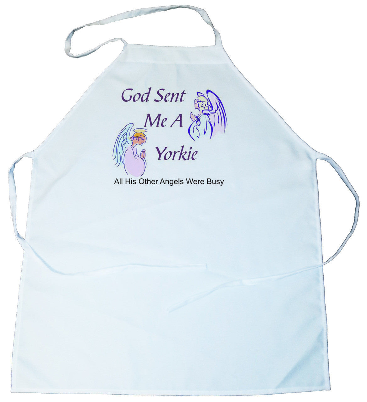 God Sent Me a Yorkie Apron (100-0005-416A)