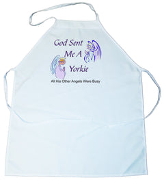 God Sent Me a Yorkie Apron (100-0005-416A)